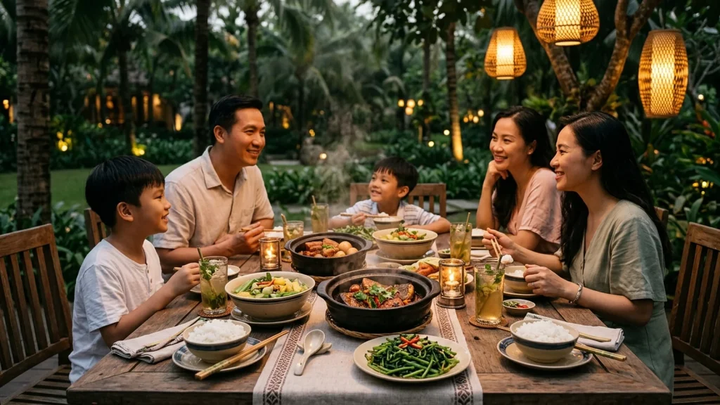 Ảnh minh họa trải nghiệm Ăn gì - Gợi ý bữa tối cho gia đình khi lưu trú tại Ecopark